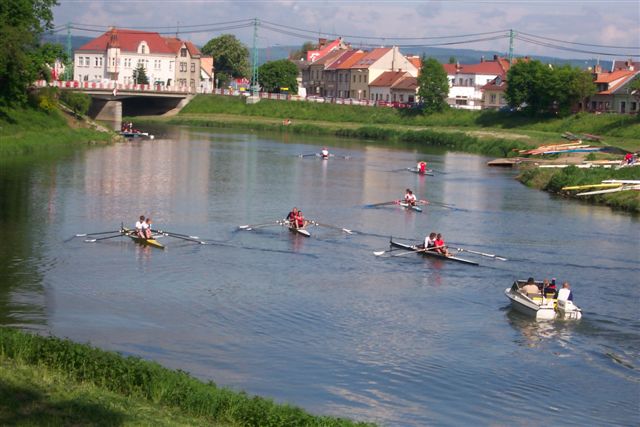 řeka Morava v Uherském Hradišti